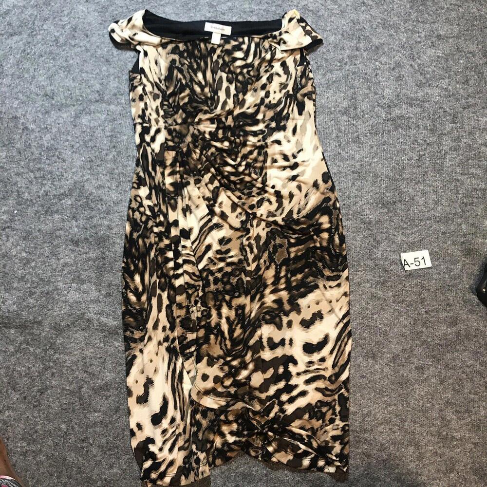 Dressbarn Women Dress Multicolor Size 8 Sleeveless